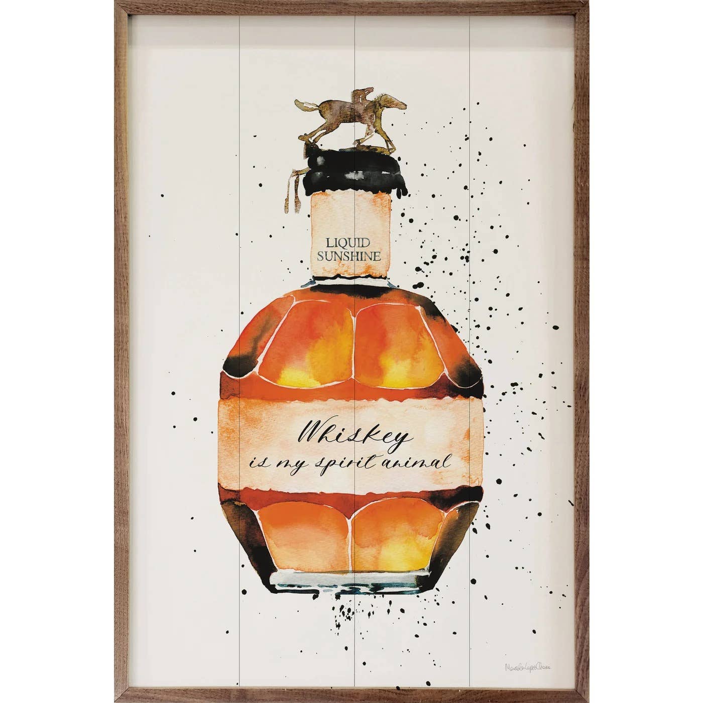 Whiskey Is My Spirit Animal By Mercedes Lopez Charro