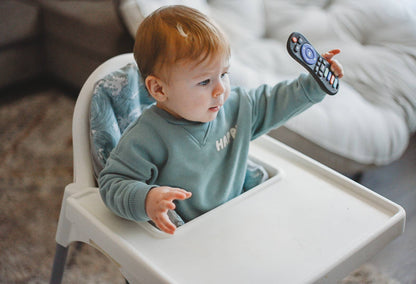 Remote Control Silicone Teether Toy Black Clip- Baby Gift