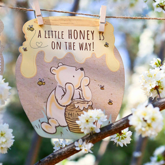 Honey Bear 50pc Cardstock Baby Shower Game Set