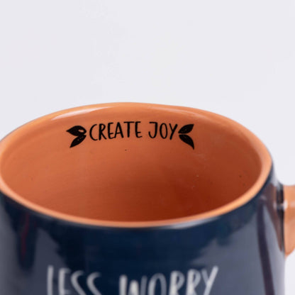 Divinity Boutique - Mug: Less Worry More Happy
