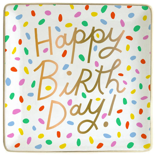 Ceramic Trinket Dish | Happy Birthday