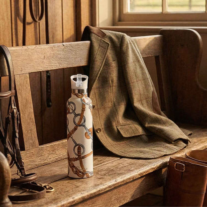 Equestri | Horse Tack Scarf Insulated Water Bottle 25oz
