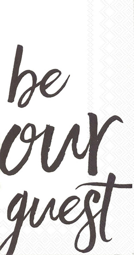 Paper Guest Towels 16 count Be Our Guest