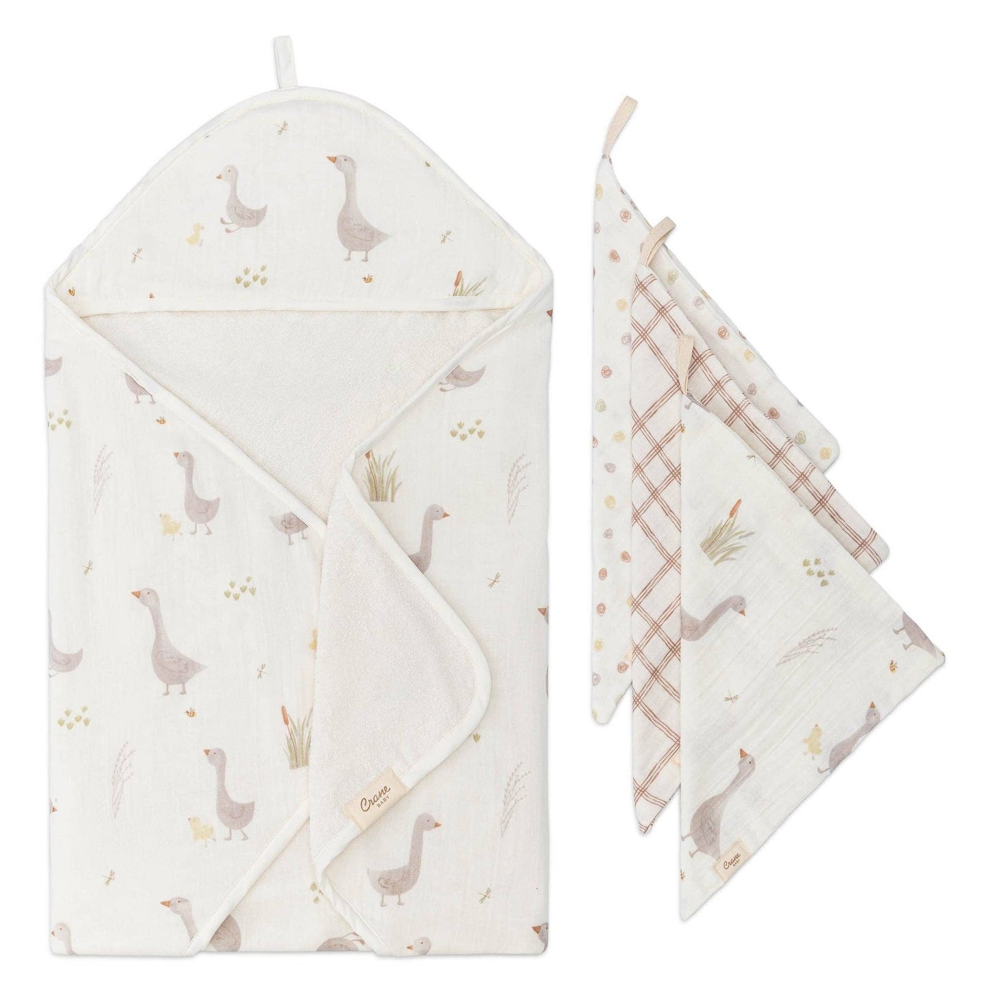 Farmhouse Goose HT/Wash Cloth Set