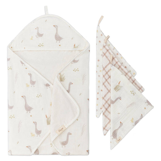 Farmhouse Goose HT/Wash Cloth Set