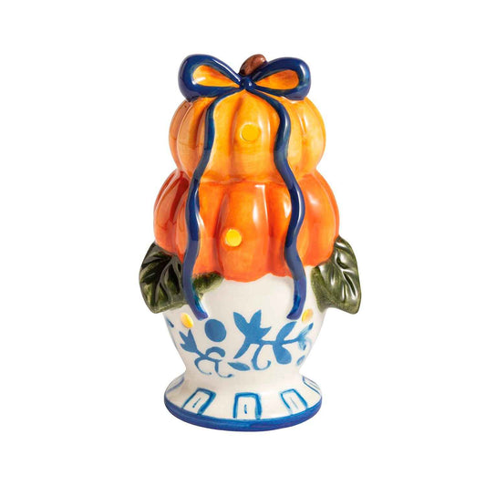 Pumpkin Topiary Light Up Sitter