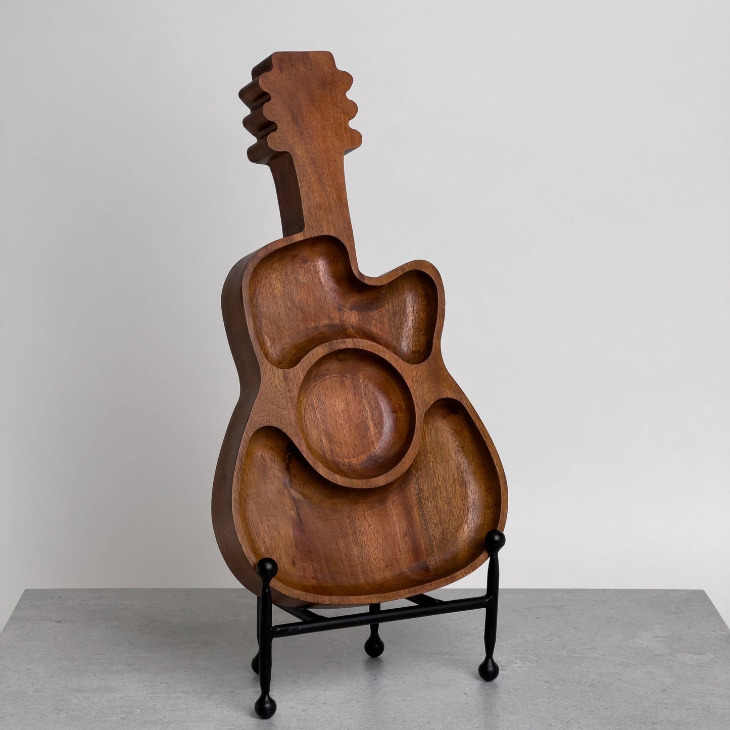 Rustic Guitar Serving Tray