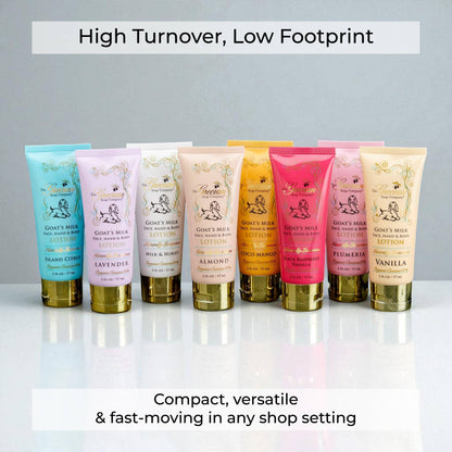 The Grecian Soap Company - Organic Beauty Hydrating Goat Milk Lotion Tubes 2oz.