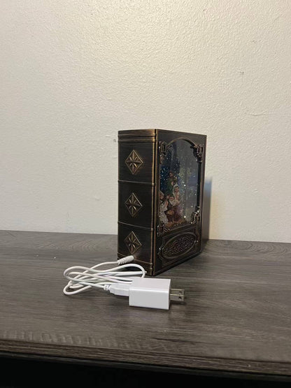 11.6” B/O Lighted Book Glitter Globe - Nativity Home Decor