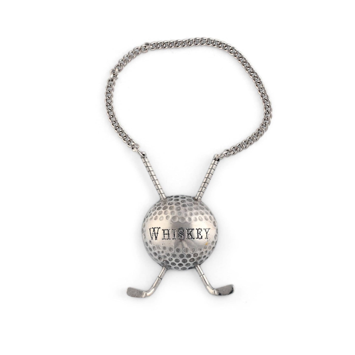 Vagabond House - Pewter Golf Ball Decanter Tags