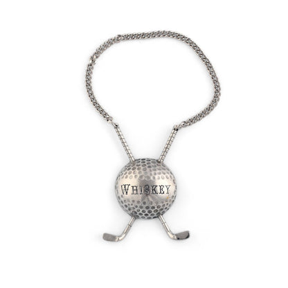 Vagabond House - Pewter Golf Ball Decanter Tags