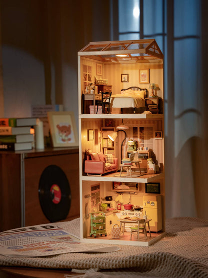 Hands Craft - DIY Miniature House Kit: Cozy Living Lounge