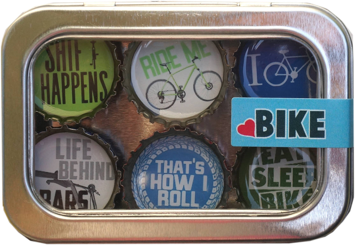 Bike Magnets - Spring decor, Handmade & Eco-friendly