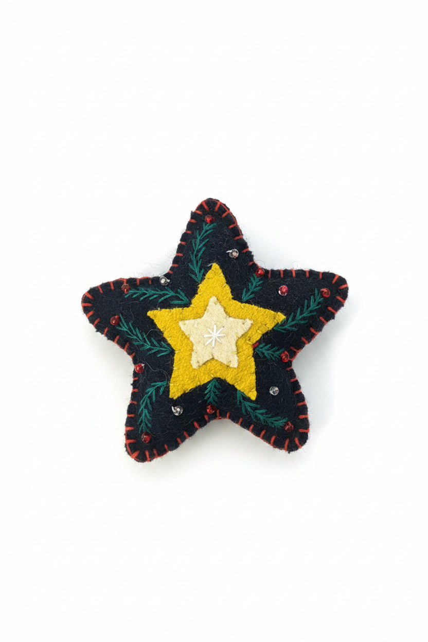 Star wreath ornament