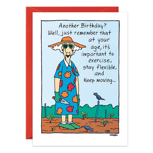 Keep Moving Birthday Card