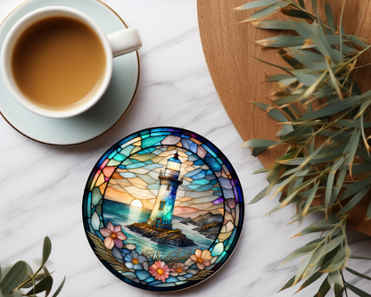 Lighthouse Ceramic Coaster SET OF 4