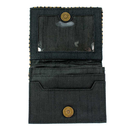 Mary Frances Accessories - Wallets - Beaded Small Expandable Wallet-Bee Awesome