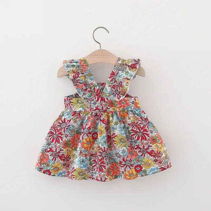 Baby Girl's Summer Dress: 9-12 Months / Floral Yellow