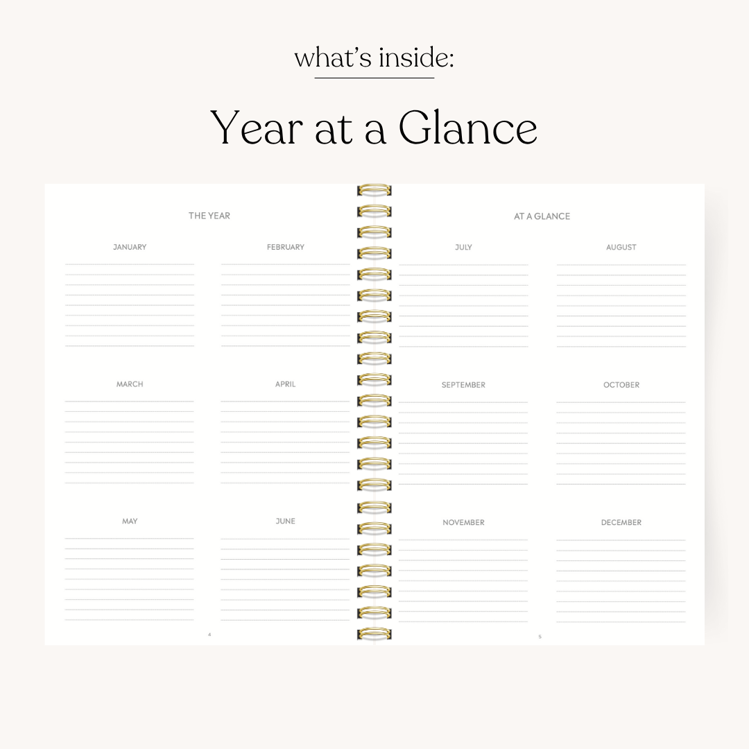 Elyse Breanne Design - Porcelain 2026 Yearly Planner