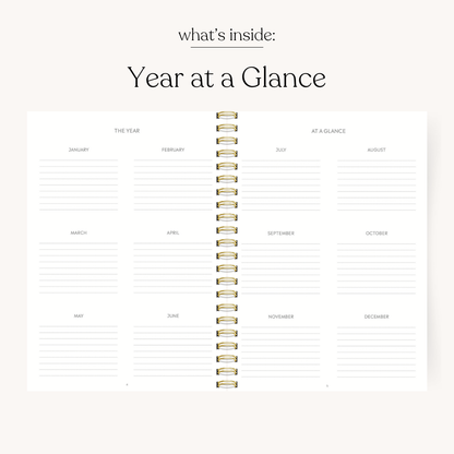 Elyse Breanne Design - Porcelain 2026 Yearly Planner