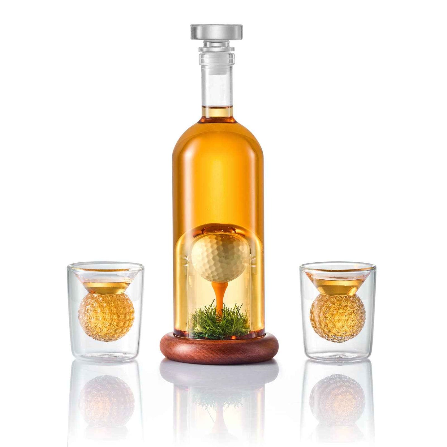 Golf Whiskey Decanter Set - Golf Gifts for Men and Women