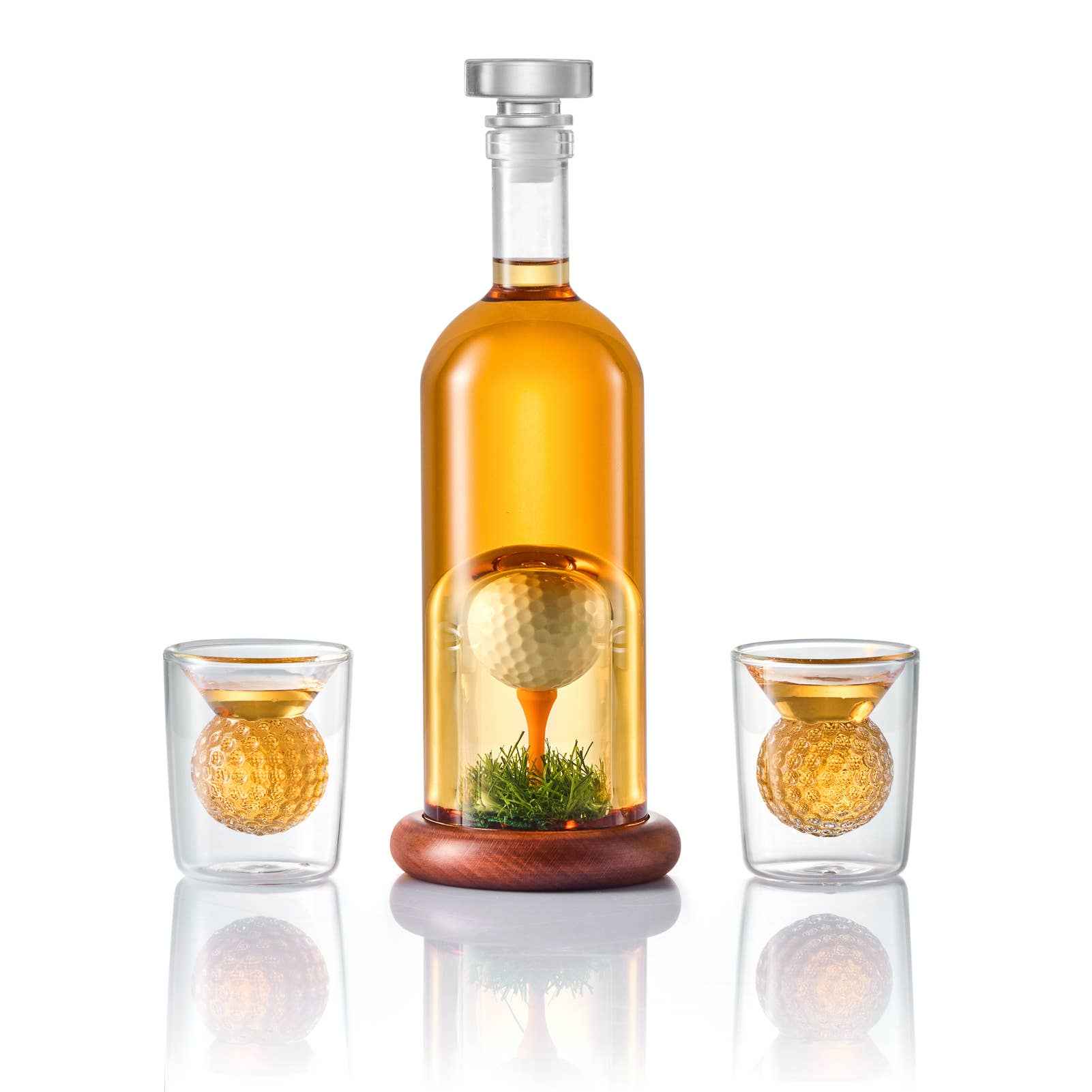 Golf Whiskey Decanter Set - Golf Gifts for Men and Women
