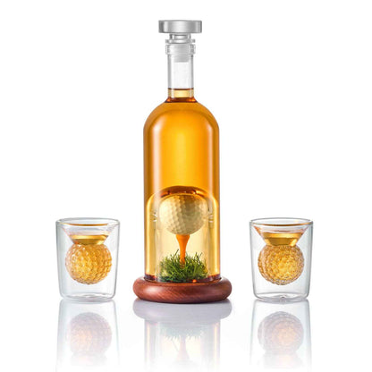 Golf Whiskey Decanter Set - Golf Gifts for Men and Women
