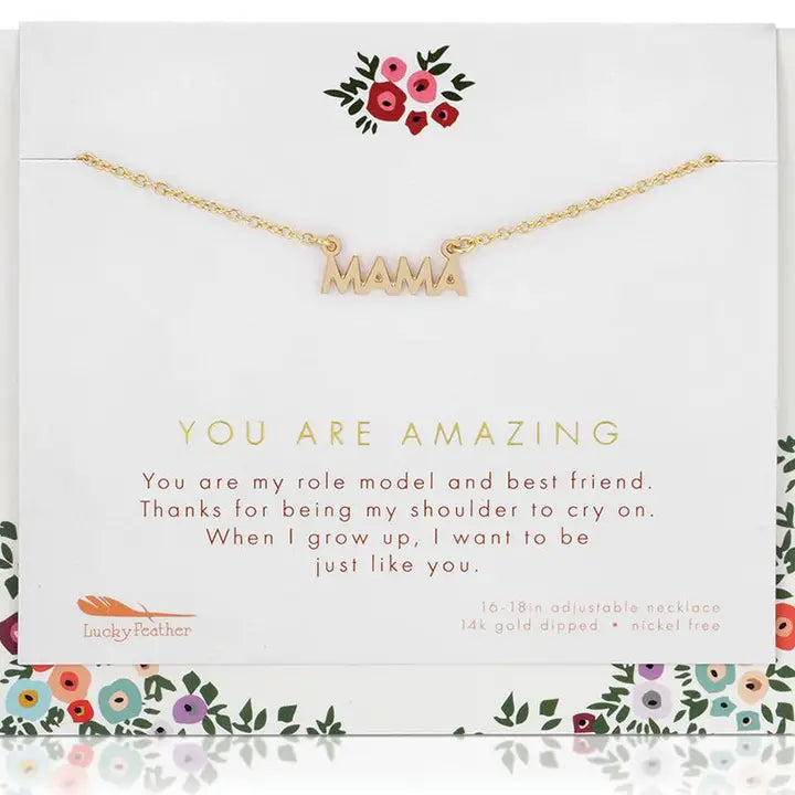Friend/Family Necklace - Mama (Amazing Mama)