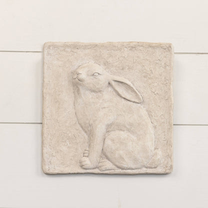 SITTING BUNNY WALL PLAQUE