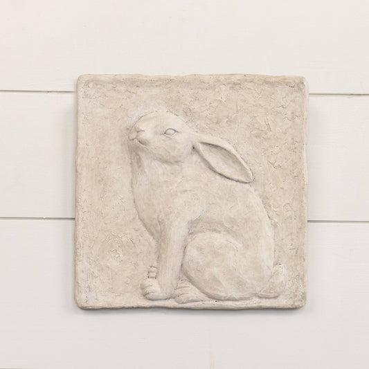 SITTING BUNNY WALL PLAQUE