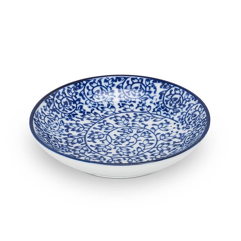 Blu/White Rd Shallow Dish-Assorted-sold separately