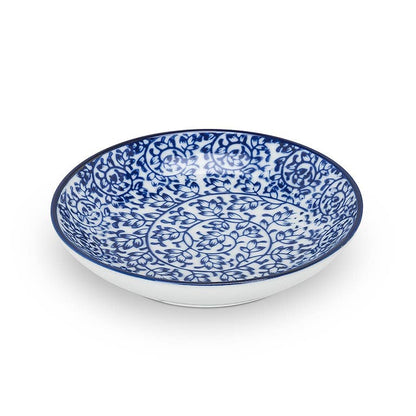Blu/White Rd Shallow Dish-Assorted-sold separately