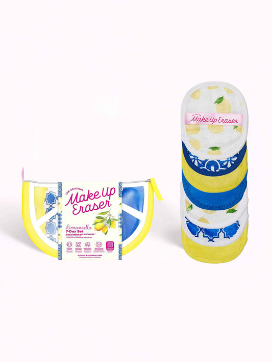 The Original MakeUp Eraser - Limoncello 7-Day Set & MakeUp Bag Gift Set | Summer