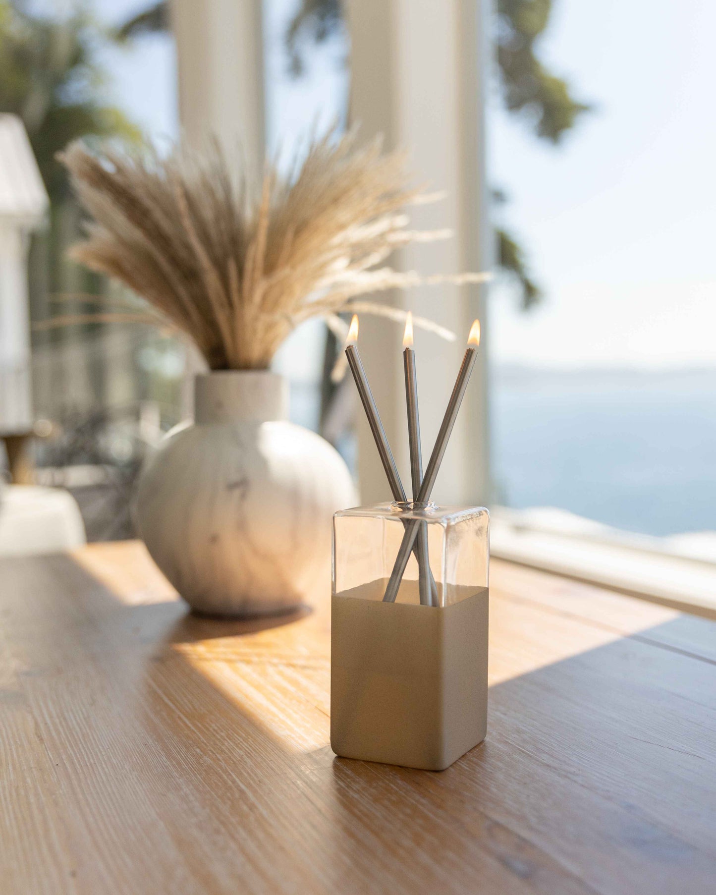 Silver Everlasting Candles – Reusable Steel Oil Candles