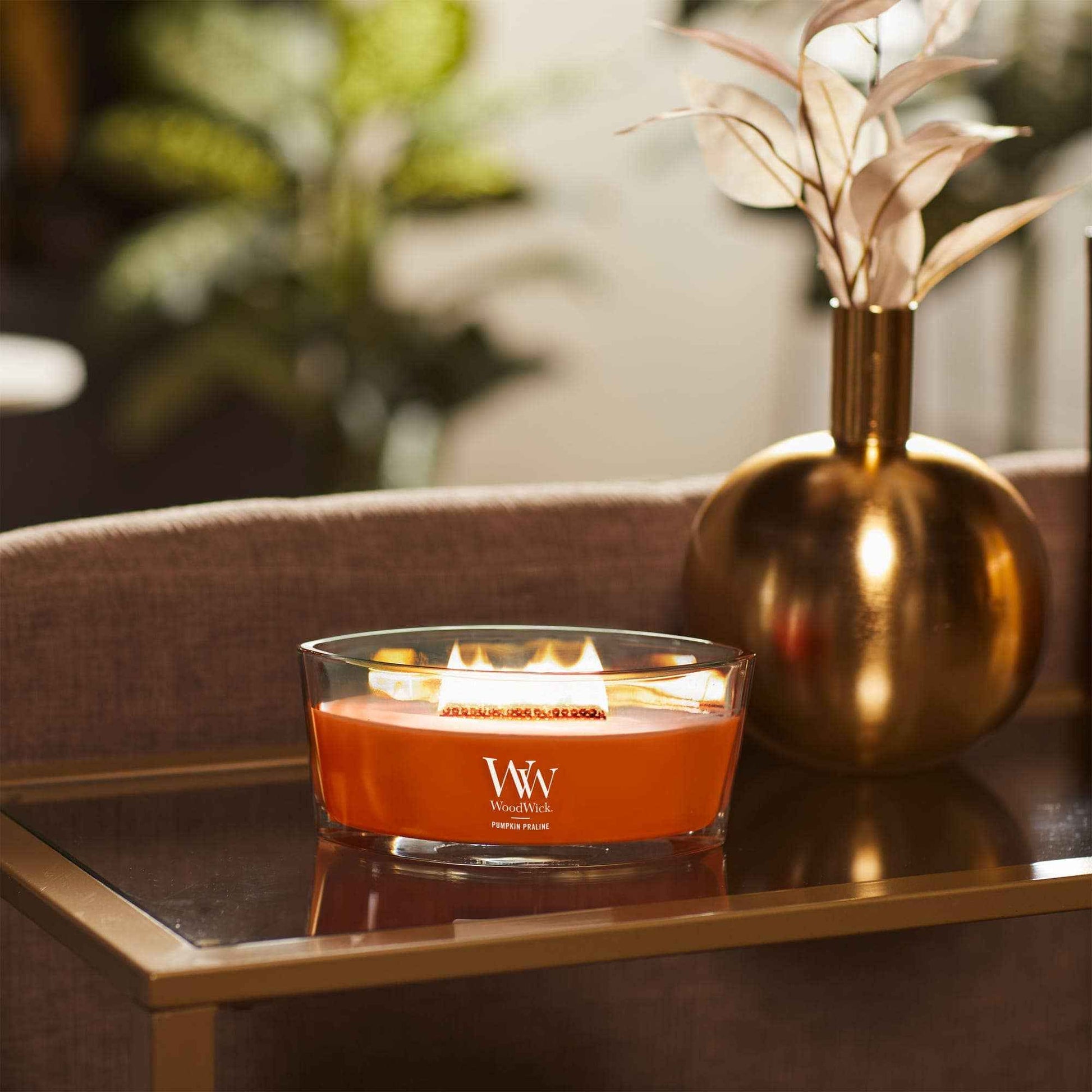 Pumpkin Praline Scented Ellipse Candle, 16 oz