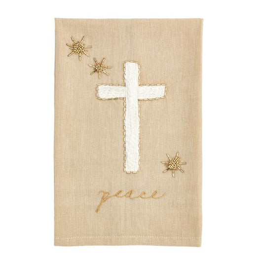 Cross Embroidered Towel