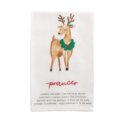 Reindeer Poem Towel
