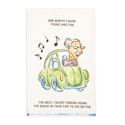 Car Birthday Sequin Towel