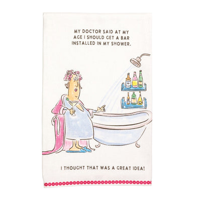 Shower Birthday Sequin Towel