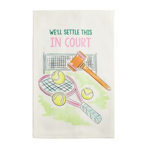 Settle In Court Tennis Towel