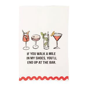 Walk A Mile Bar Trim Towel