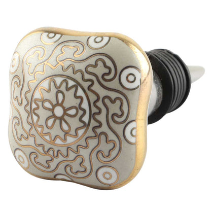 Square Fauna Wine Bottle Stoppers  -1 Piece