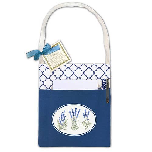 Gratitude Bag - Note Pad and Pen Lavender
