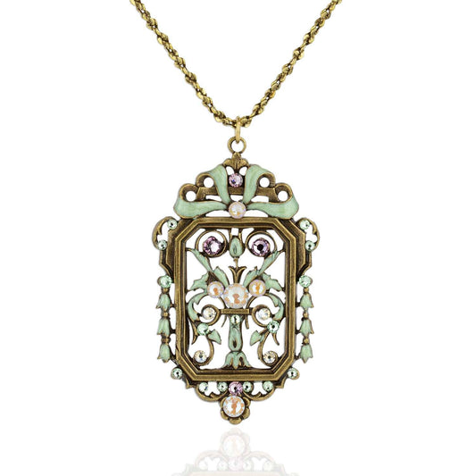 Alphonsine Crystal Art Nouveau Necklace