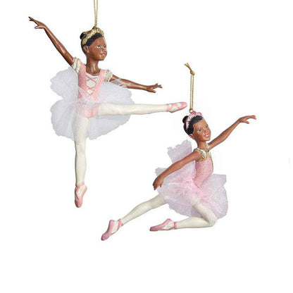 5-6.5"RESIN BLACK BALLERINA ORNAMENT 2/A