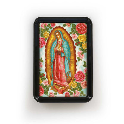 Guadalupe Blessed Virgin Our Lady Sacred shrine Classic Tray