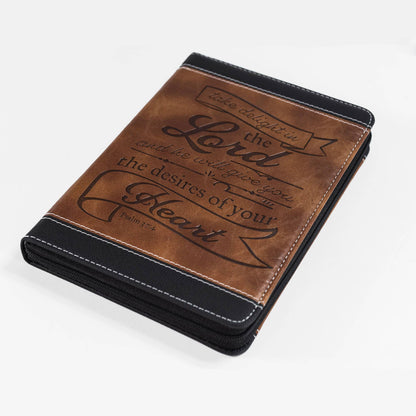 Divinity Boutique - Brown & Black Zippered Journal: Take Delight