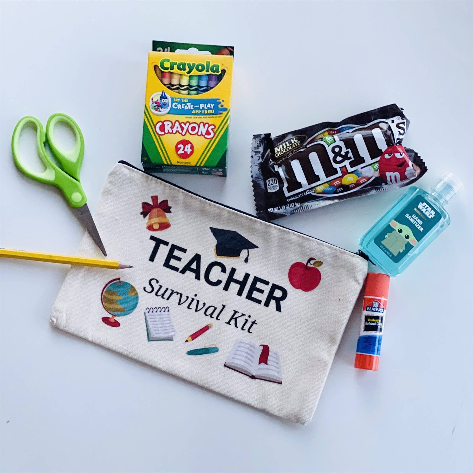 The Olive Branch Boutique Teacher Survival Kit Pouch