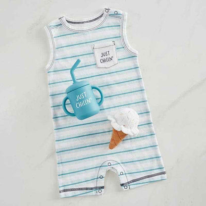 Tank Romper - Just Chilln': 6-12M