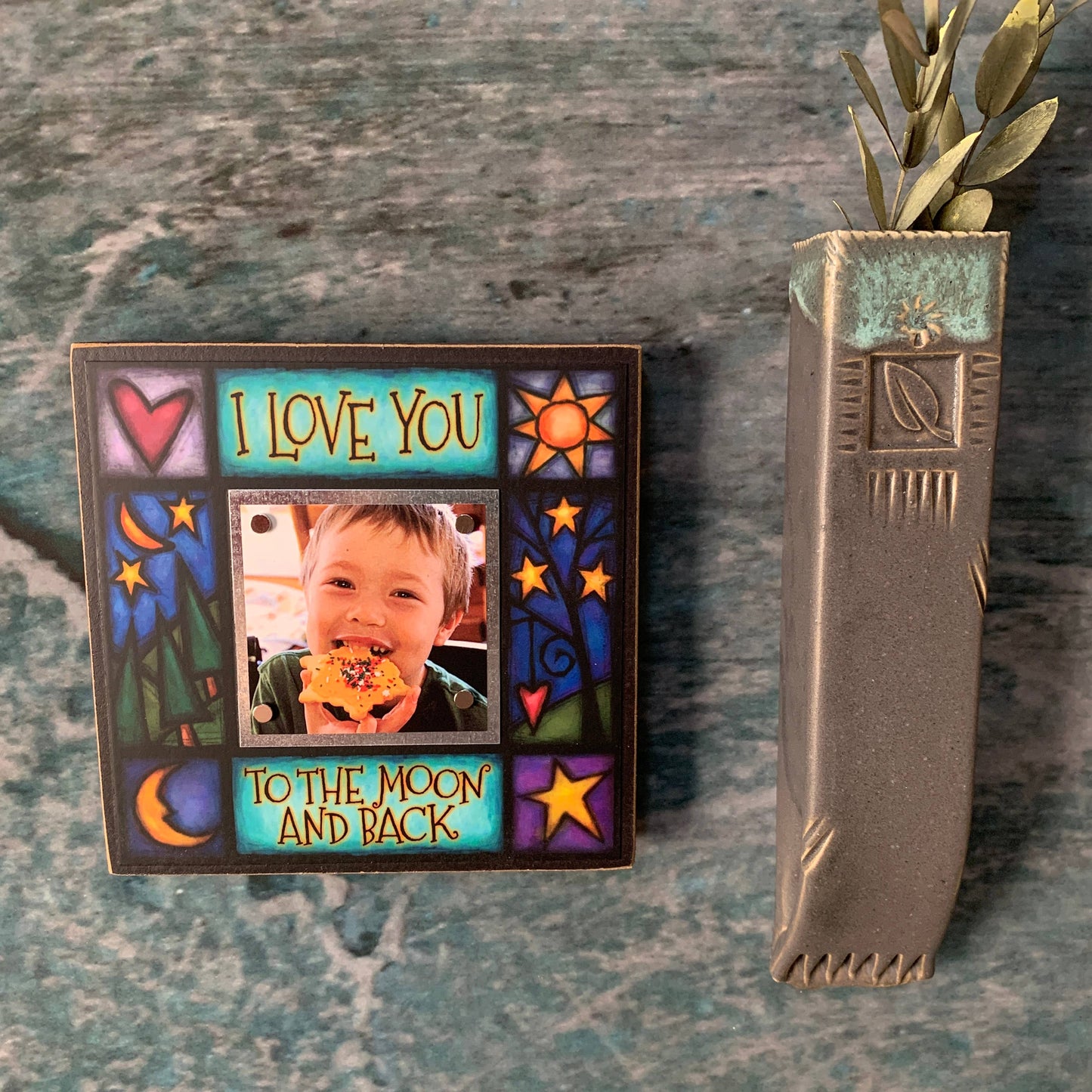 Moon and Back Picture Frame
